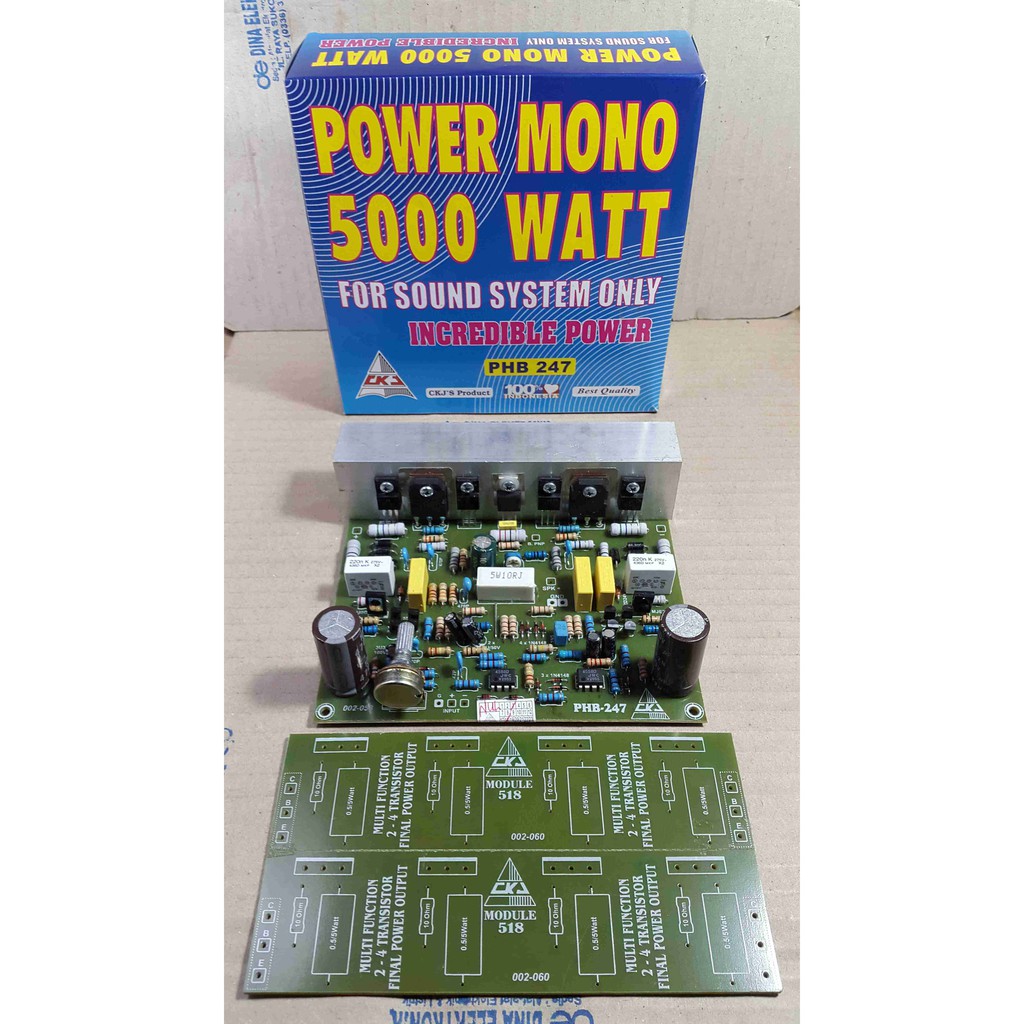 Jual KIT DRIVER POWER 5000 WATT MONO INCREDIBLE | Shopee Indonesia