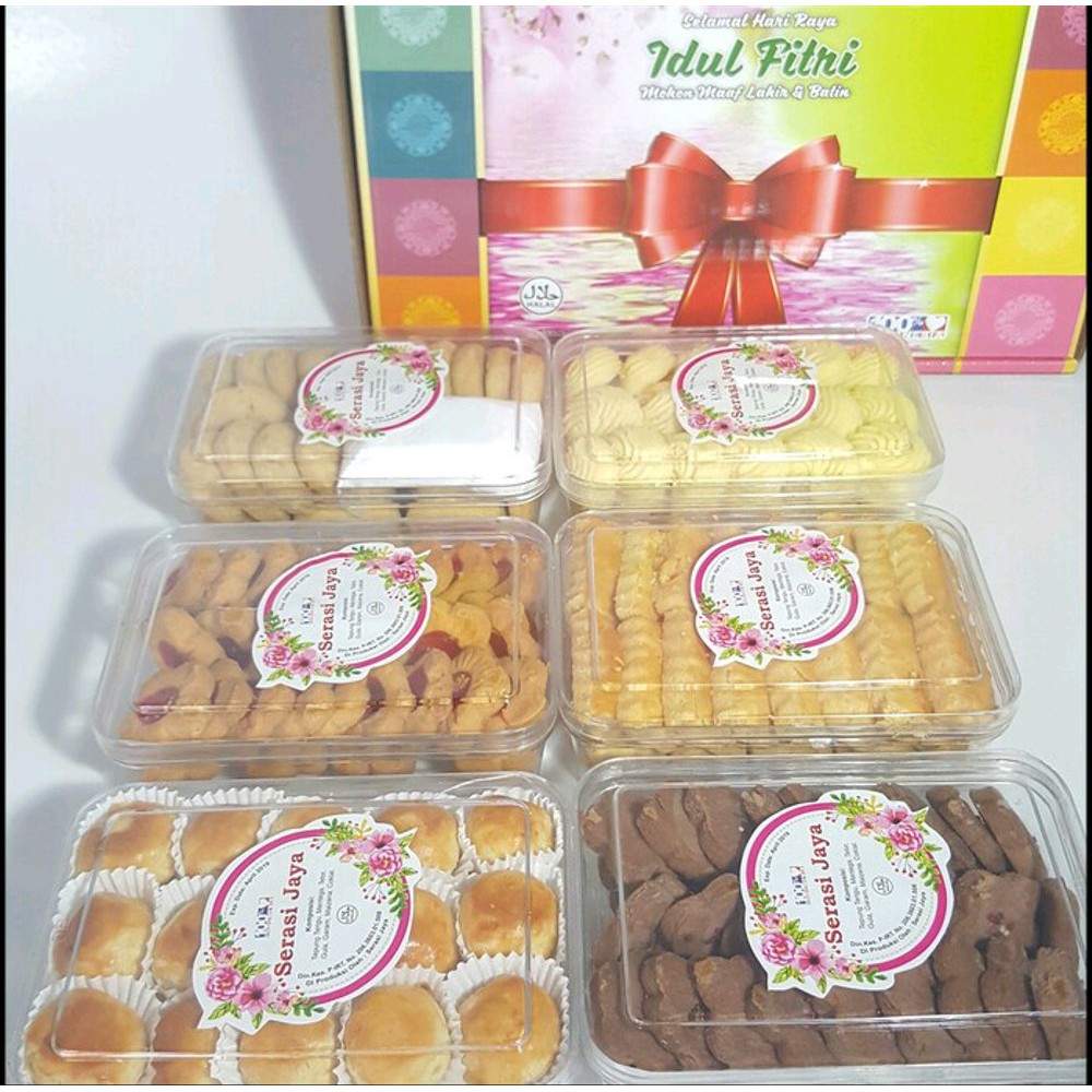 Jual Paket Kue Kering Special Lebaran Murah Pasti Enak Edisi Kue Isi 6