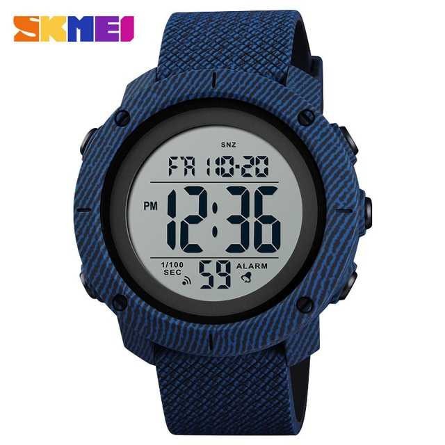 Jam Tangan Digital Pria - SKMEI 1434 Biru