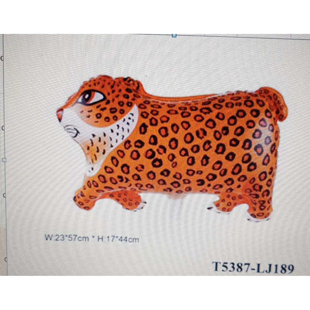 BALON FOIL MACAN TUTUL/LORENG