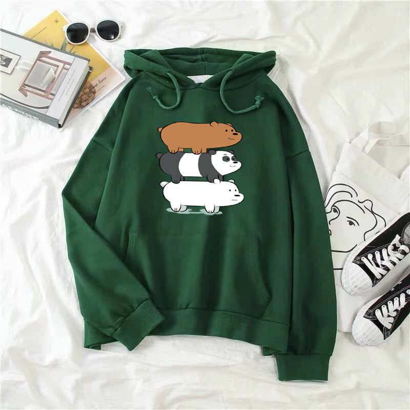 S - XXXXXXL(6XL) Hoodie We Bare BEARS Cute BIGSIZE Hoodie Ice Bear Panda Beruang OVERSIZE