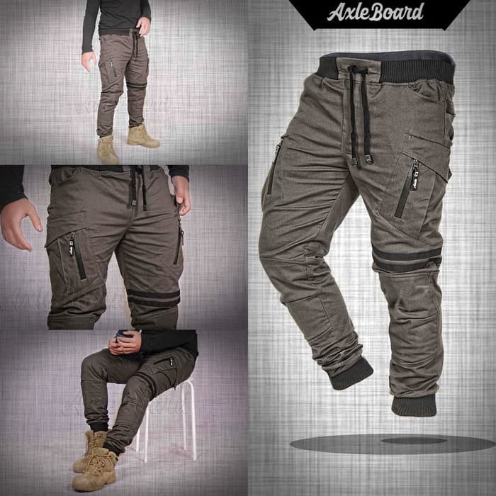 CELANA PRIA CELANA JOGER URBAN LINE BIKER JOGGER PANTS