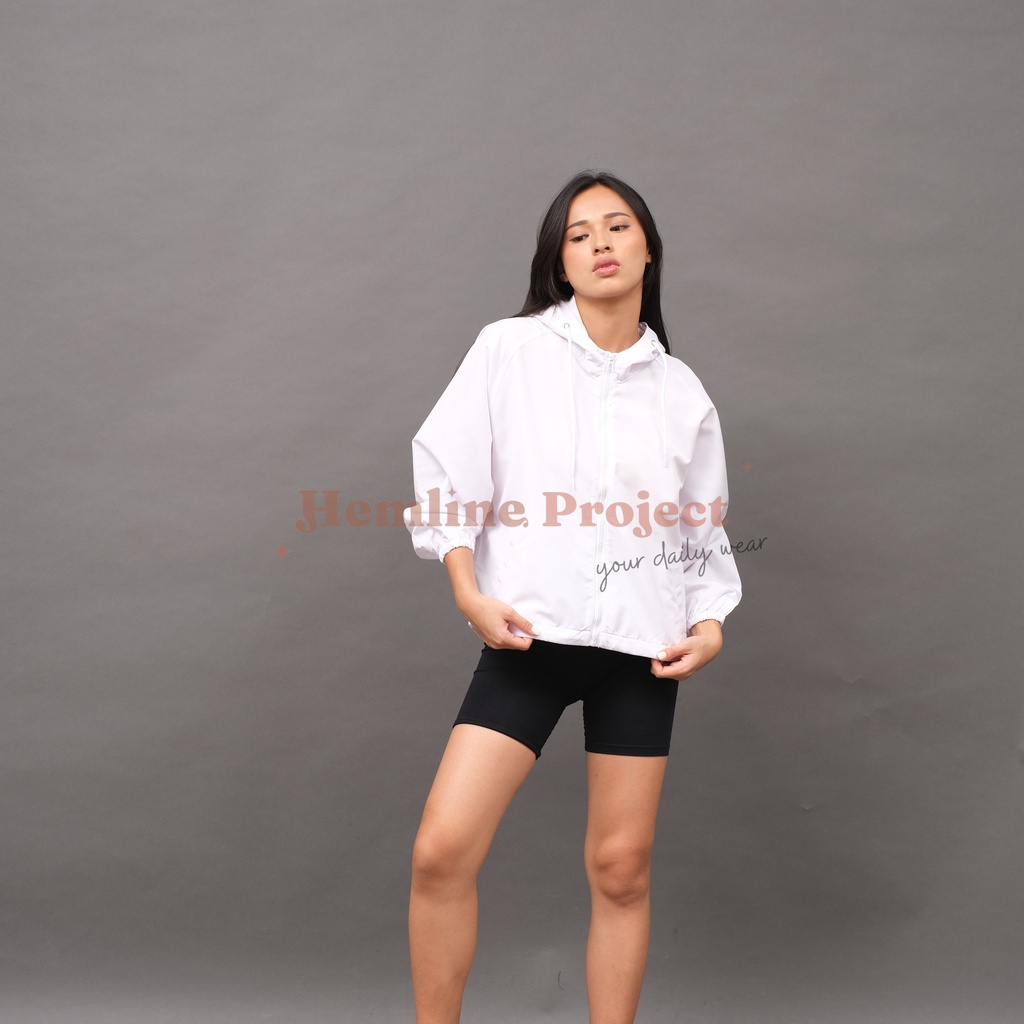 Ganis Oversized Jaket Parasut Hoodie by Hemline Project