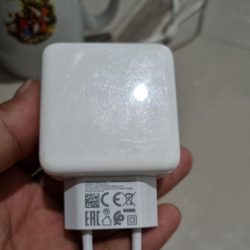 Adapter Oppo VOOC F11 F11pro Bekas Copotan 20w Ori 1000% tanpa kbel