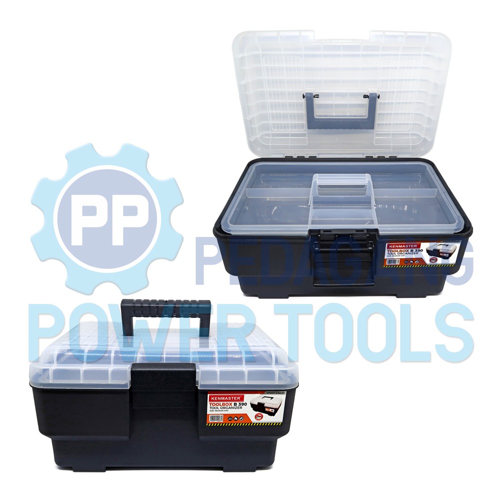 KENMASTER TOOL BOX B390 BESAR ORGANIZER TOOLBOX TOOLKIT KOTAK PERKAKAS