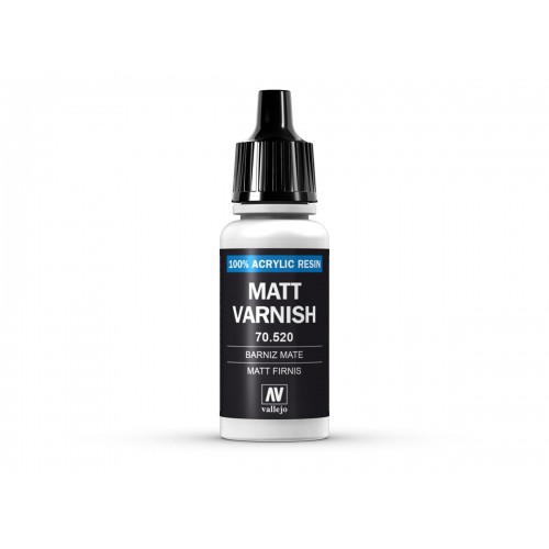 

Vallejo Perm Matte Varnish 18ml – Pernis Akrilik Matte Tahan Lama