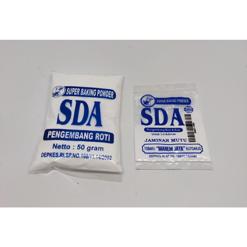 

Baking Powder Double Acting SDA 50 Gram