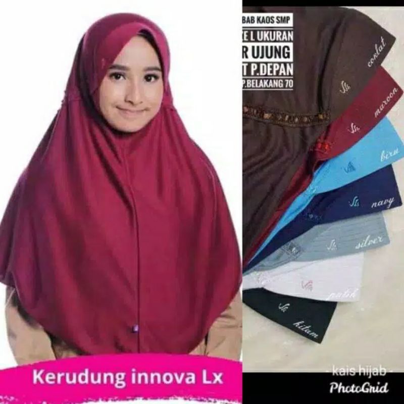 bergo sekolah/kerudung sekolah/jilbab sekolah/rabbani kw/jilbab bergo anak/hijab anak