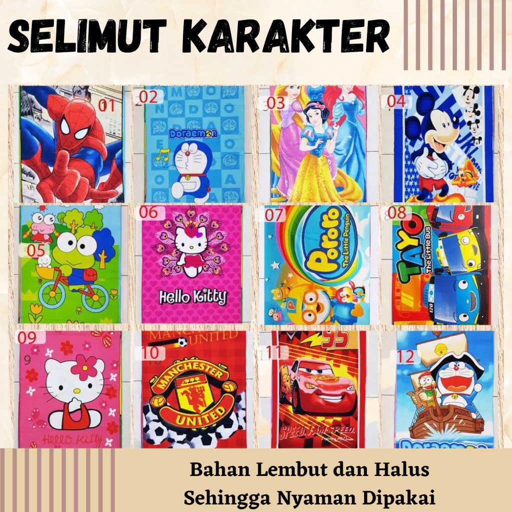 Handuk Motif Lucu Besar [BISA COD 1KG MUAT 5]  Ukuran 70 x 140 / Handuk Microfibe Mandi Lembut