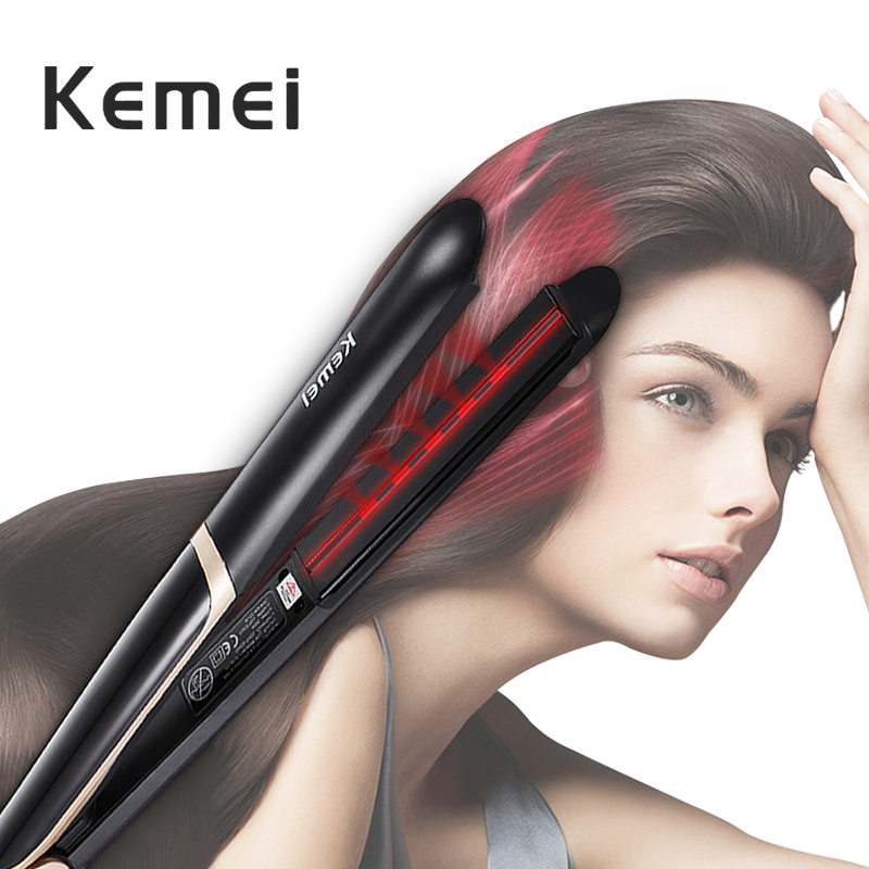 ORIGINAL 100% 2 In 1 Kemei Catokan InfraredIon LICIN AWET GA MERUSAK RAMBUT