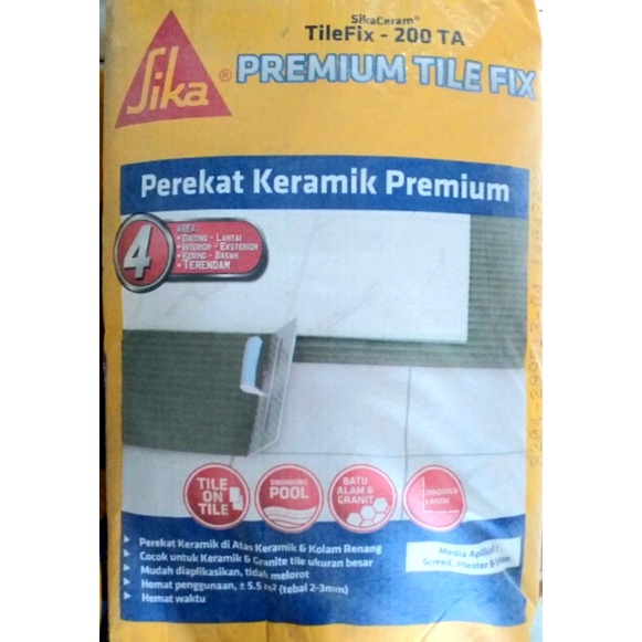 SIKA Tilefix 200 TA Perekat Keramik Tile on tile dan Granit