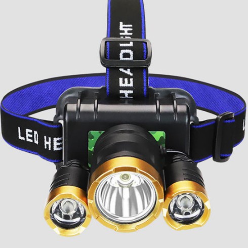 Toko Speaker Wallet - SENTER KEPALA MINI 3 LED SUPER TERANG / HEADLAMP USB CHARGEABLE / SENTER MINI 