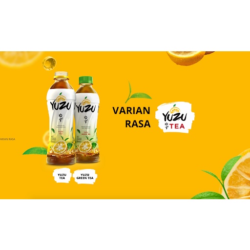 

YUZU Tea Original, Teh Hijau 350ml dan 485 ml