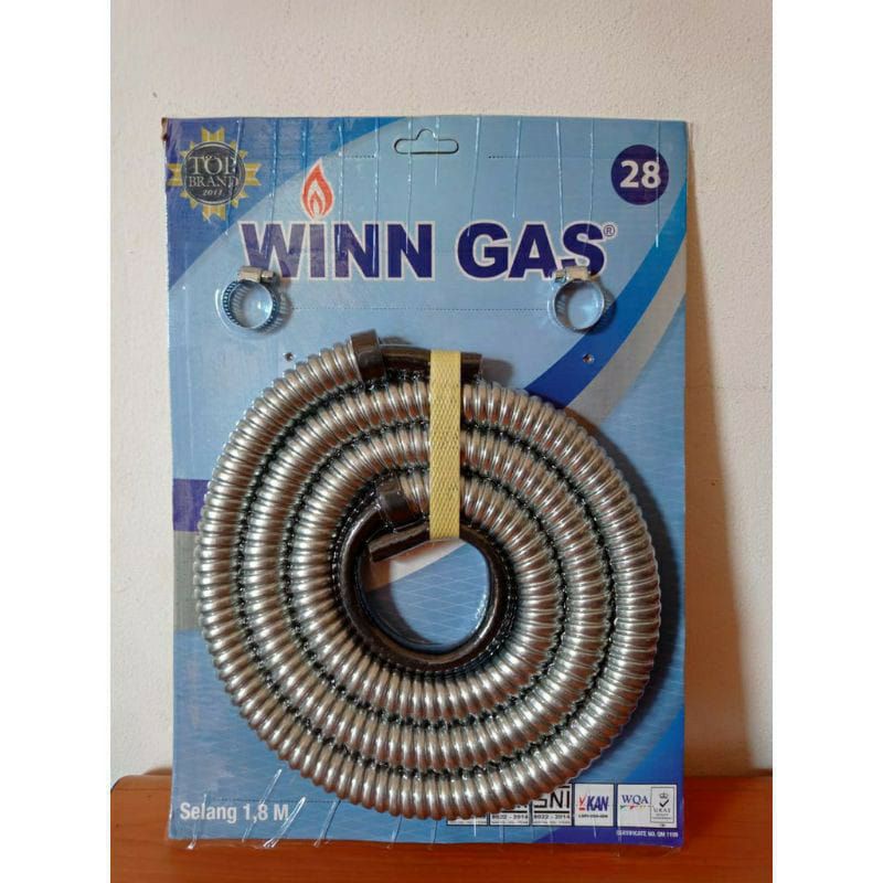 SELANG GAS LPG WINN GAS KULITAS PREMIUM 1,8 METER