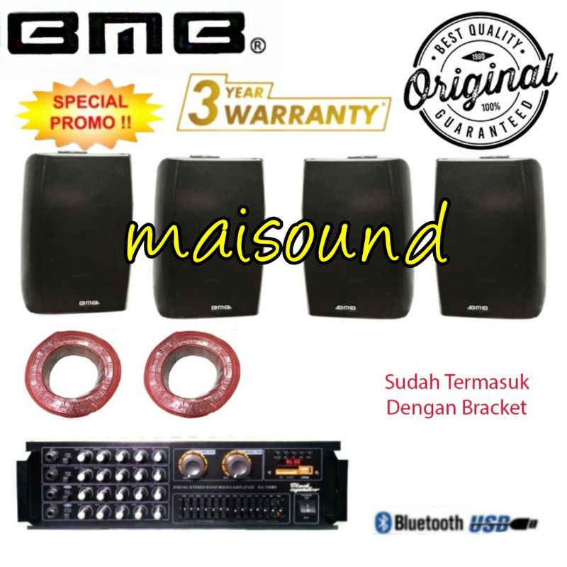 PAKET SPEAKER BMB 5 INCH BMB KG511 KG 511 4 SPEAKER BUAT CAFE RESTORAN