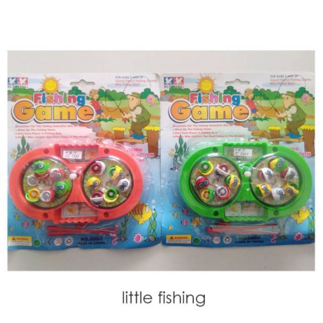 Pancing Pancingan Ikan Magnet Mini Berputar Fishing Game