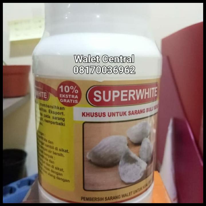 

DISKON TERBATAS !!! PEMBERSIH SARANG WALET SUPERWHITE TERLARIS