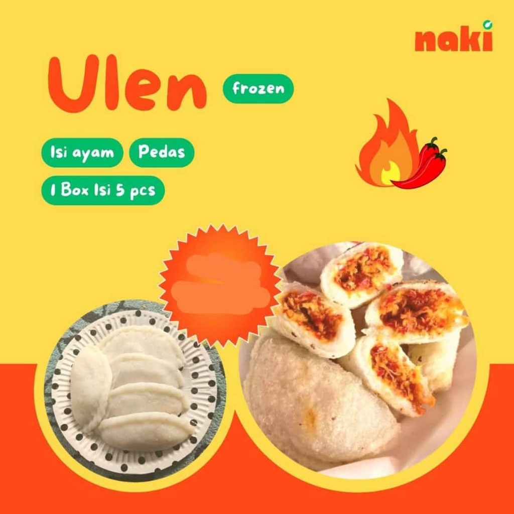 

Ulen Frozen Frozen Food NAKI Isi Ayam Pedas