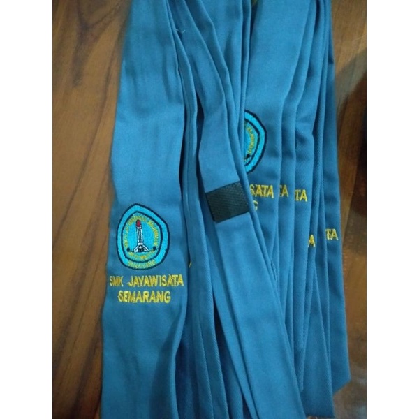 Dasi bordir logo sekolah Dasi Sd Dasi Smp Dasi Sma dasi smk