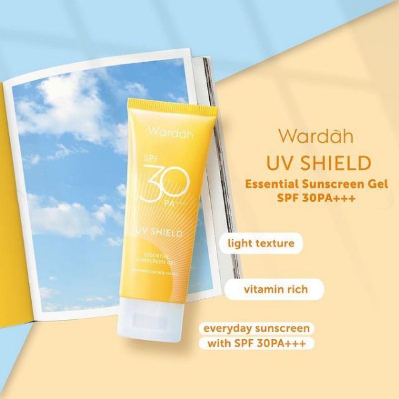 Wardah UV Shield SPF 30 PA+++/Essential Sunscreen Gel