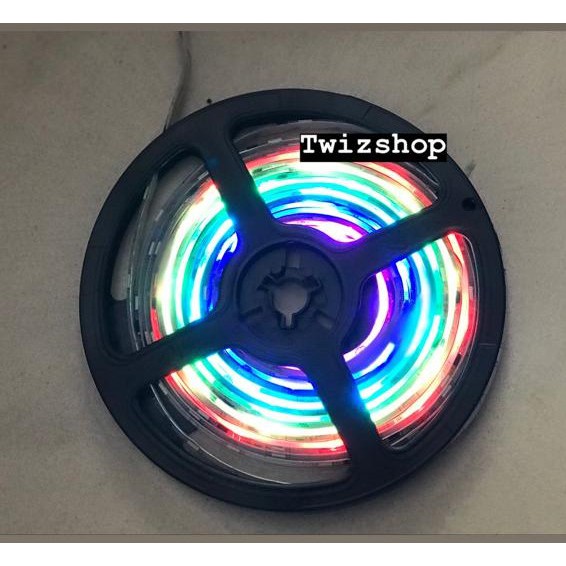 Lampu LED Strip Running RGB 5 Meter DC 12V + IC Pintar IP44 Waterproof