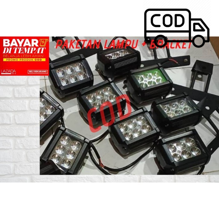 COD Dudukan Depan Plat Nomor Yamaha Rx King + LAMPU