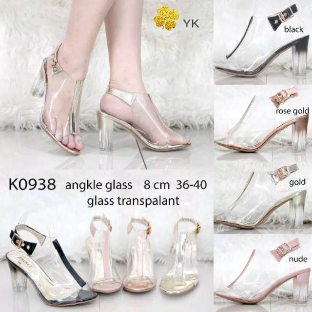 Baju Muslim Sepatu Heels Wanita Kaca 
