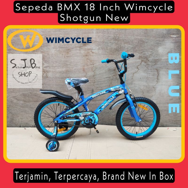 Sepeda Anak BMX 18 Inch WIMCYCLE SHOTGUN New Steel Hi-Ten
