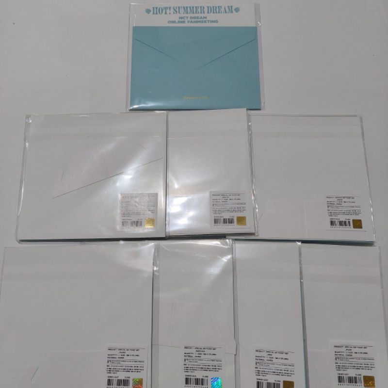 [READY STOCK] NCT DREAM - AR TICKET HOT SUMMER DREAM JAEMIN JISUNG RENJUN CHENLE