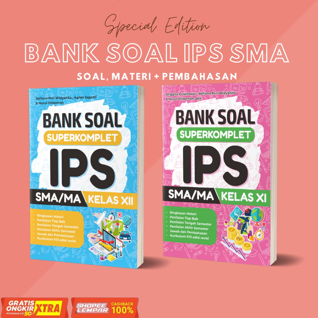 Paket Bank Soal Sma Superkomplet Ips Kelas Xi Xii Shopee Indonesia