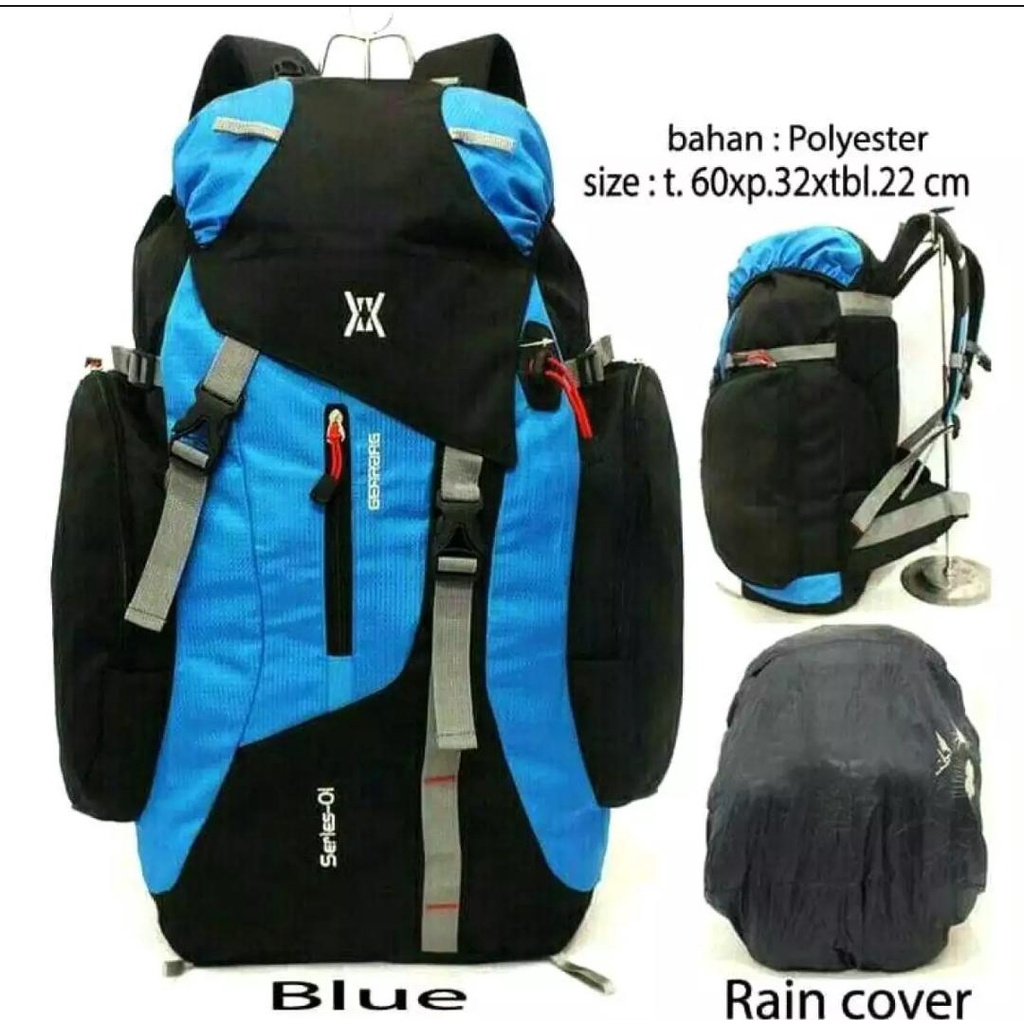 Ransel Super Besar Kemping GearBag 80 L ( HARGA GROSIR ) Tas Gunung Pria Wanita