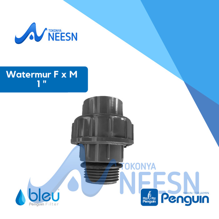 watermur drat luar dan dalam / penguin Union adaptor thread FxM 1 inch