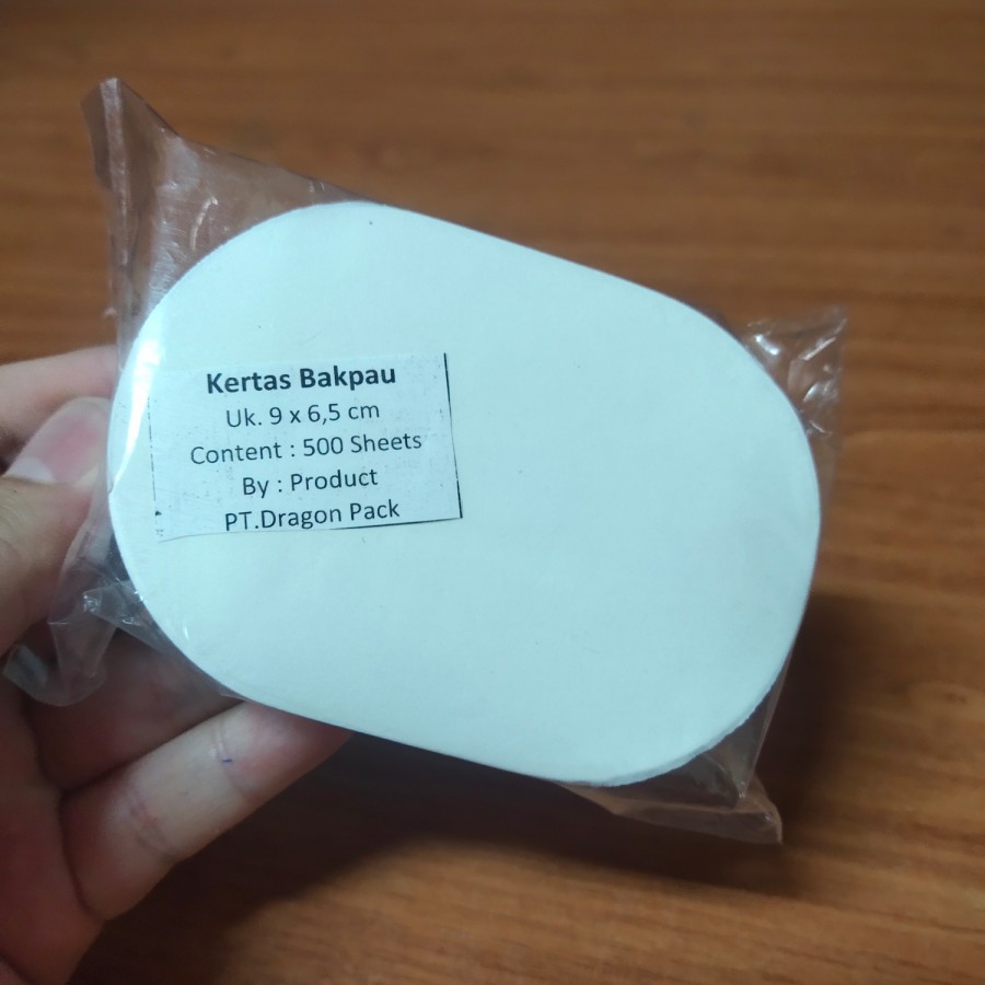 

Kertas Alas Bakpao Oval 9 x 6,5 cm - Paper Bakpau - 500 Lembar