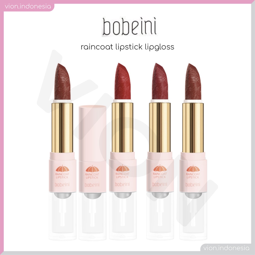 BOBEINI Premium Raincoat Lipstick Double Function Lipgloss Lipstik Original BO005