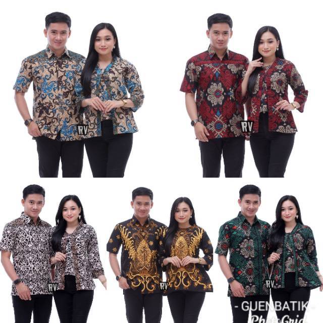  Couple  blouse batik  Pekalongan  best seller Shopee 