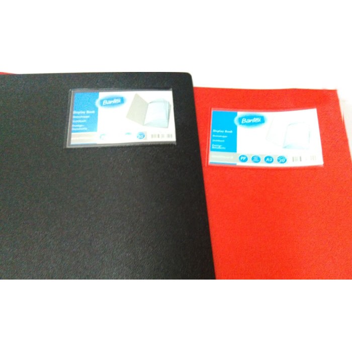 

Bantex Display Book A3 Portrait / Plastic Clear Holder 20 Pockets