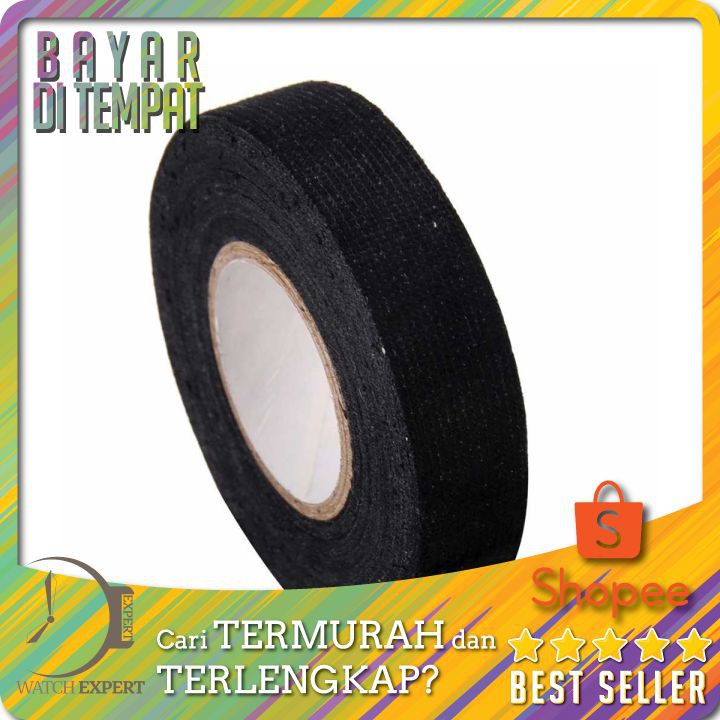 TERLARIS Lakban Kabel Listrik Adhesive Cloth Wiring Tape 19mm Mayitr AG BI02980