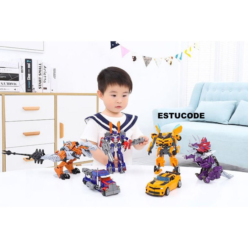 Transformers Robot Mainan Anak Optimus Prime Bumblebee