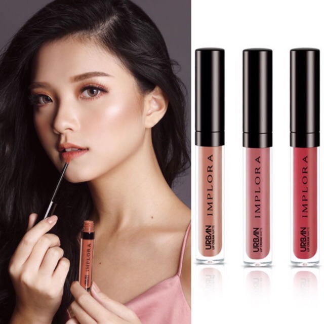 𝐁𝐘 𝐀𝐃𝐈𝐍𝐃𝐀 LIPCREAM IMPLORA BPOM ORIGINAL LIPMATTE KOSMETIK LIP CREAM