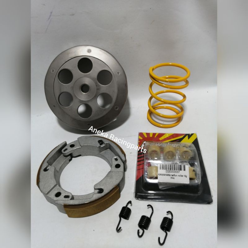 paket kampas ganda mio satu set per cvr roller kampas ganda solusi anti gredek