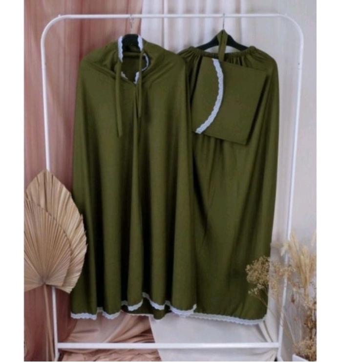 [TLW.19My22ᴳ] Mukena Renda Amplop Dewasa Bahan Hyget Premium/Mukena