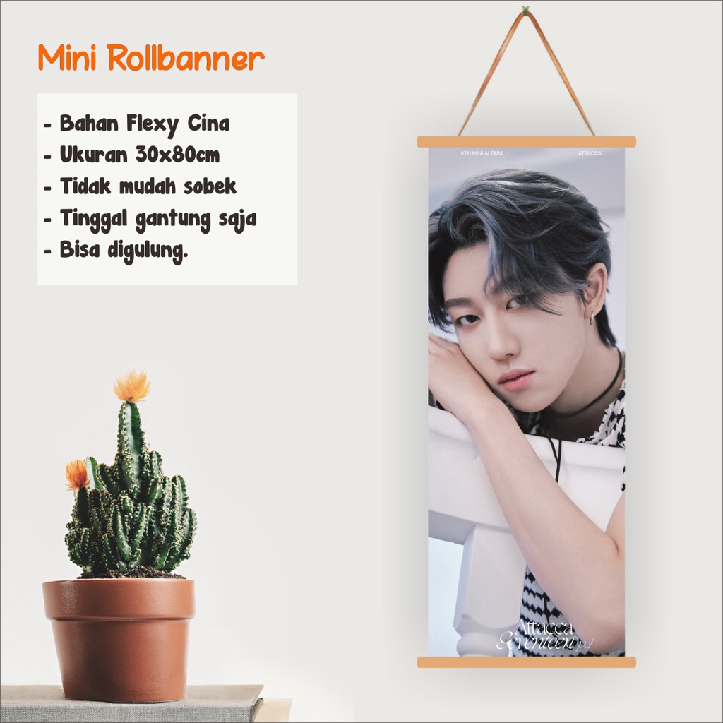 MINI ROLL BANNER SEVENTEEN THE8 ATTACCA