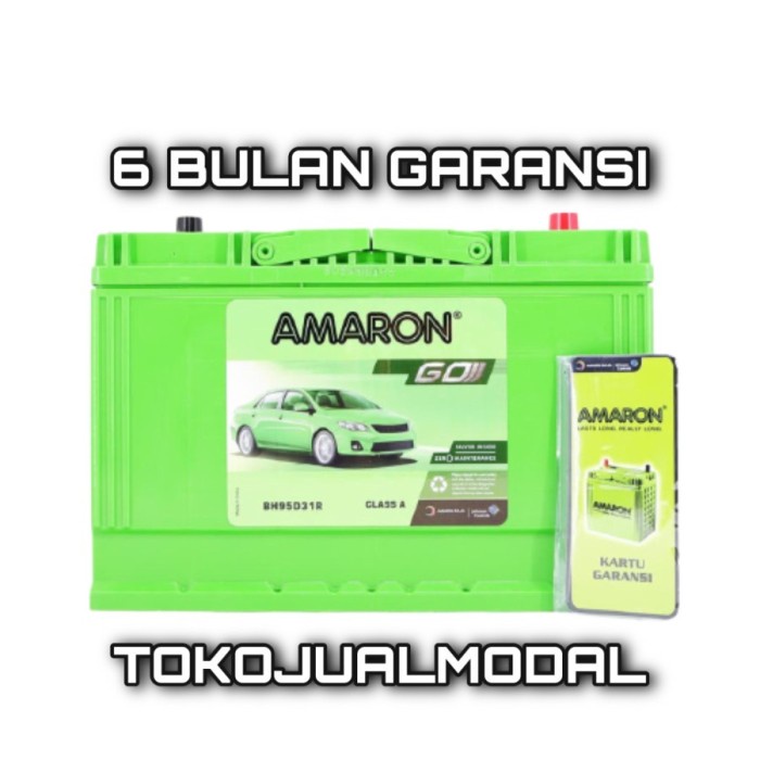 AKI MOBIL MITSUBISHI KUDA NS70 / 65D26R AMARON GO