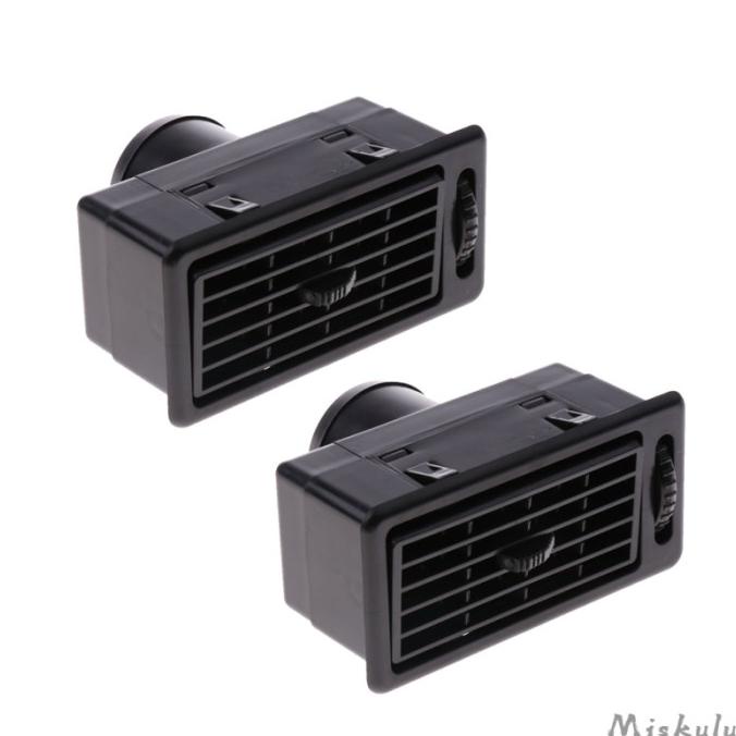 VD207 2pcs Kisi-Kisi Ac Dashboard Mobil Rv Universal Bahan Hvac