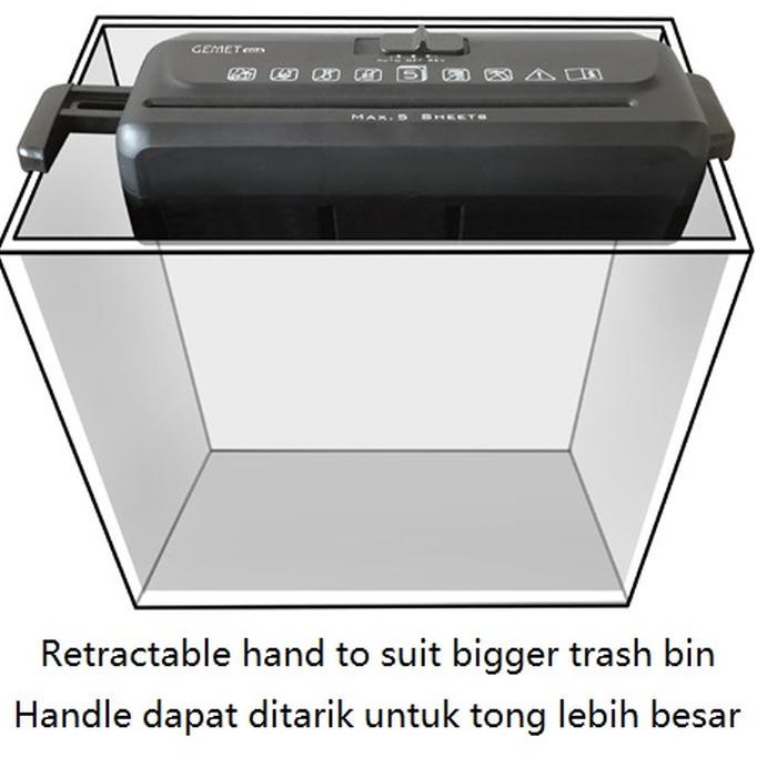 

Mesin Penghancur Kertas Paper Shredder GEMET 60A