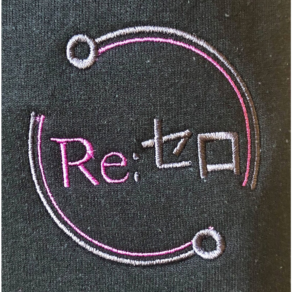 Hoodie Re zero Logo Embroidery Anime Manga Premium Unisex