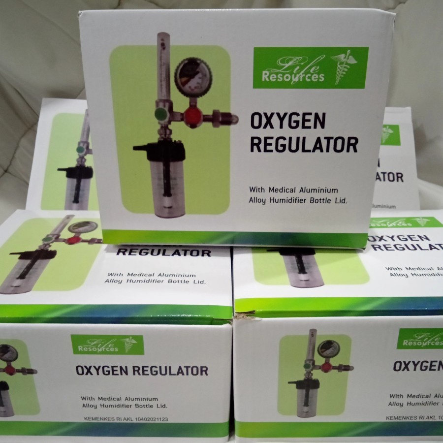Regulator Oksigen Life Resources Alat Pernafasan / Regulator Oxygen