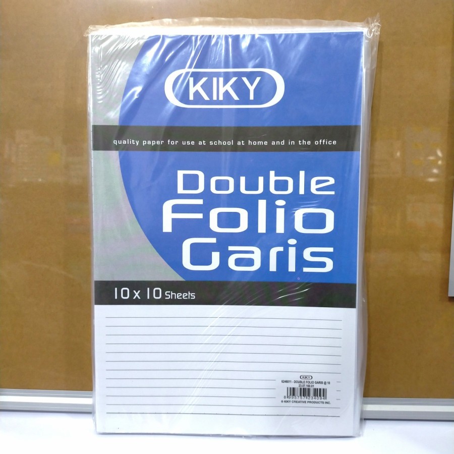 KIKY Kertas Folio Bergaris 100 Lmbr - Kertas Surat Lamaran Folio Garis