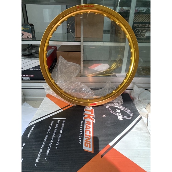 VELG TK RACING BRIGHT 140/140 RING 17 WARNA GOLD