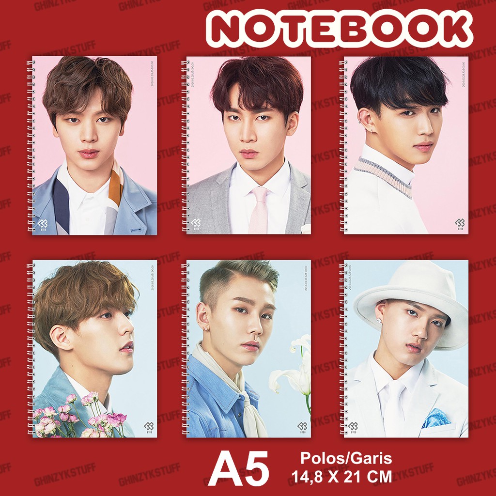 

Notebook KPOP Ukuran A5 14,6 cm x 21 cm BTOB 8th Mini Album